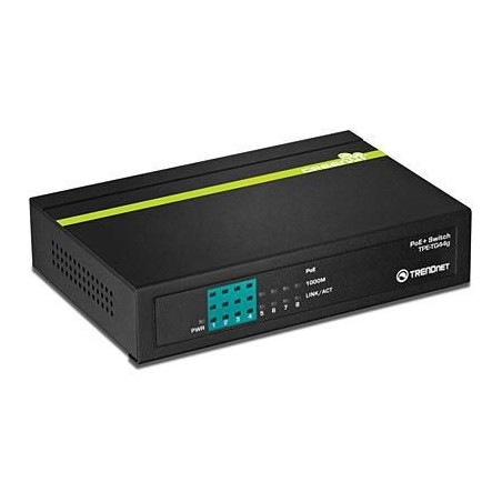 TRENDnet 8-Port GREENnet Gigabit PoE Switch - TPE-TG44G | Fast, Reliable, Eco-Friendly Connectivity for Your Network